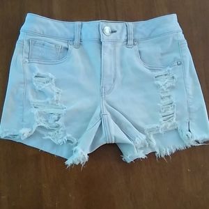 American Eagle Super Super Stretch midi shorts